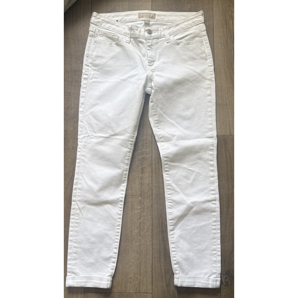 Banana Republic Skinny Fit White Jeans Women's Size 26/2